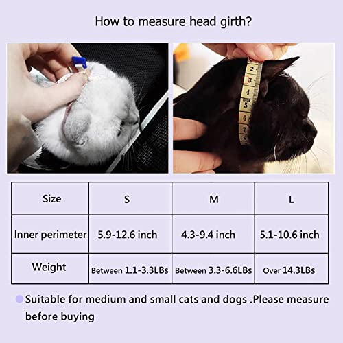 Ali2 Cat Cone Collar Soft Cat Recovery Collar Cute Petal Neck Cat Cones After Surgery Adjustable Cat Elizabethan Collars For Kitten And Small Cats Dogs S #TOP1