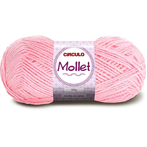 Fio/Lã Círculo Mollet 100% Acrílico - 200m - 100g - Iogurte 3027