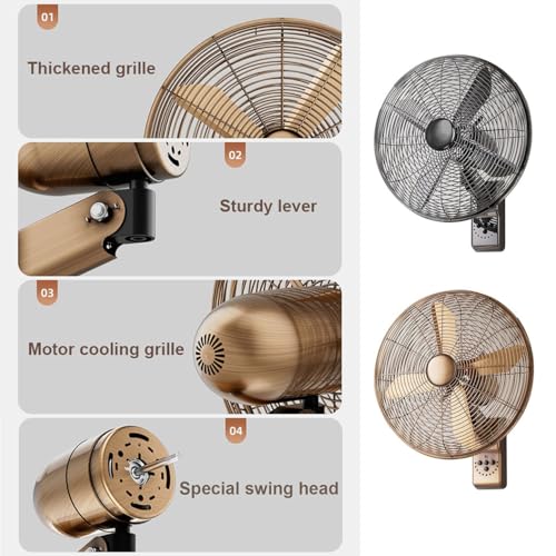 Ventilador de pared de 16-18 pulgadas ideal para mantener fresco tu salón 7