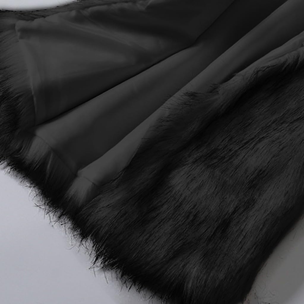 Fellweste Damen Kunstfell Teddywesten Elegant Fleeceweste Warm Damenwesten Plüsch Winterweste Kurz Outdoorjacke Winter Jacke Pelz Weste Übergangsjacke Frauen Flauschig Wintermantel Einfarbig