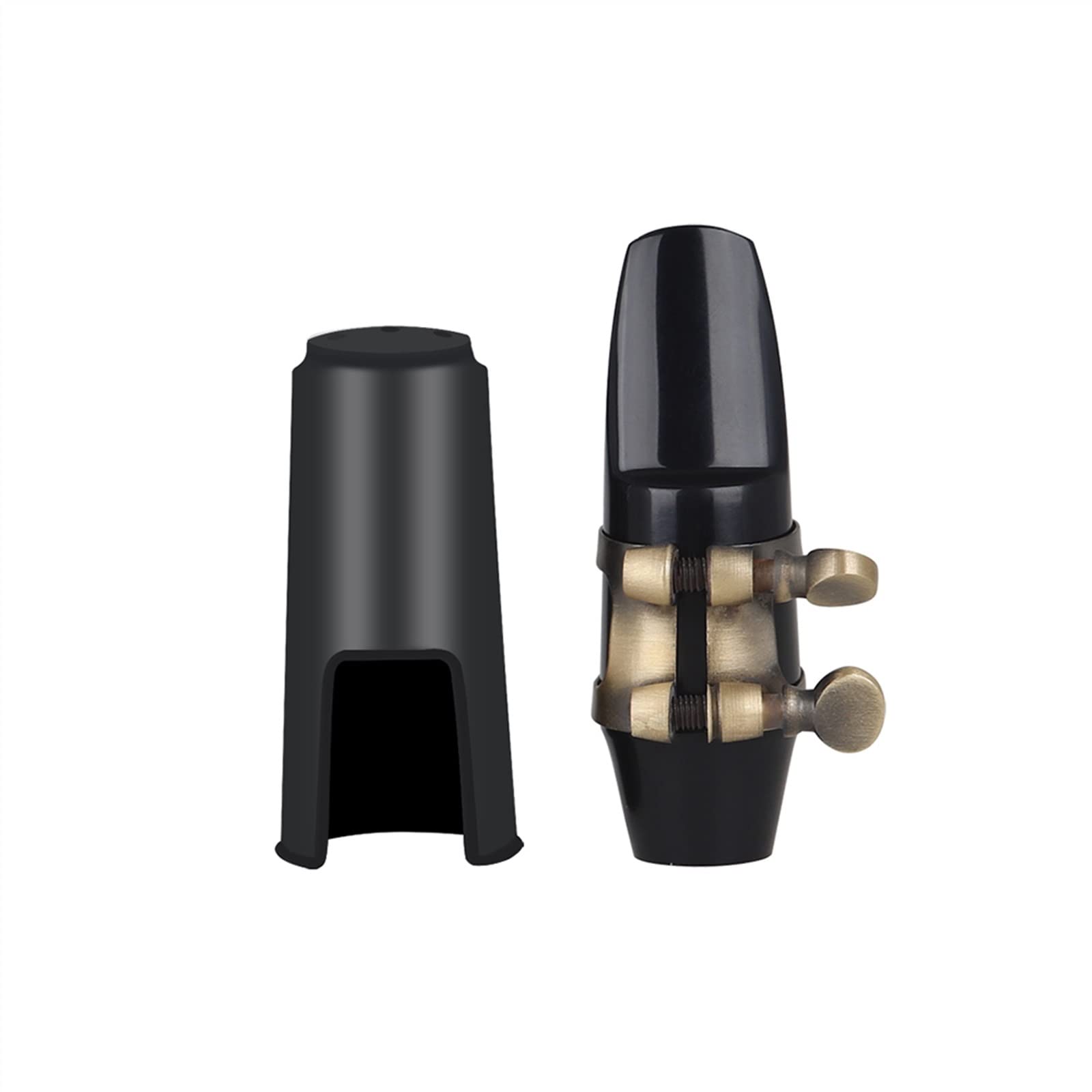 Saxofón Profesional Instrumento De Viento De Madera con Patrón Tallado En Oro Lacado De Saxofón BB Recto De Bronce con Estuche