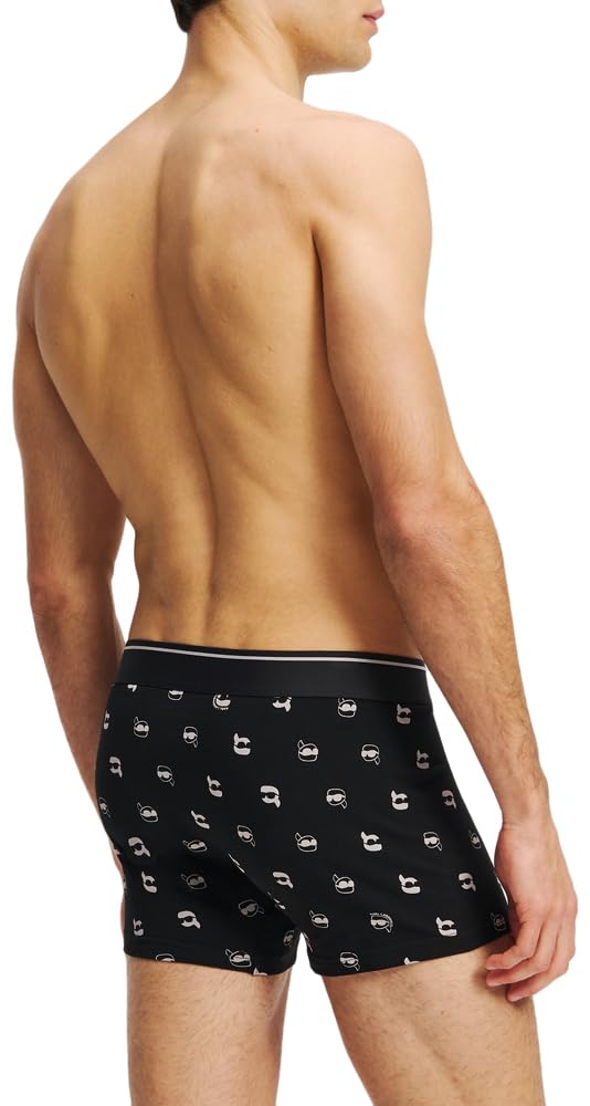 Karl Lagerfeld Herren Ikon All Over Print Trunk (3 Pack)