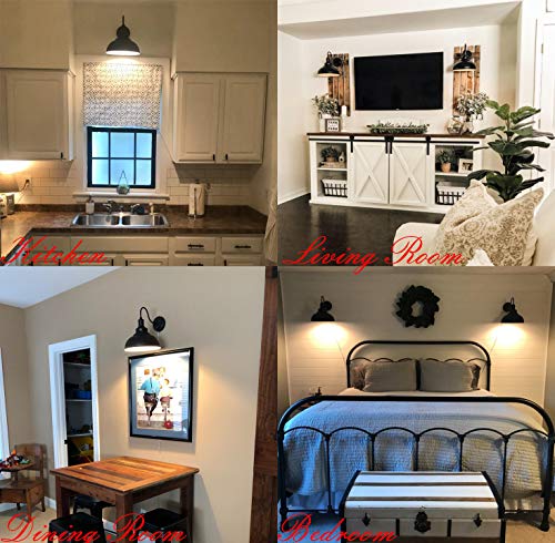 Black Gooseneck Industrial Wall Sconces E26 Base With Plug In Wall Lamp Dimmer Switch Vintage Style Wall Light Fixture For Farmhouse Bedroom Bedside Nightstand Headboard Porch Garage Of 2 Set Packs #TOP5