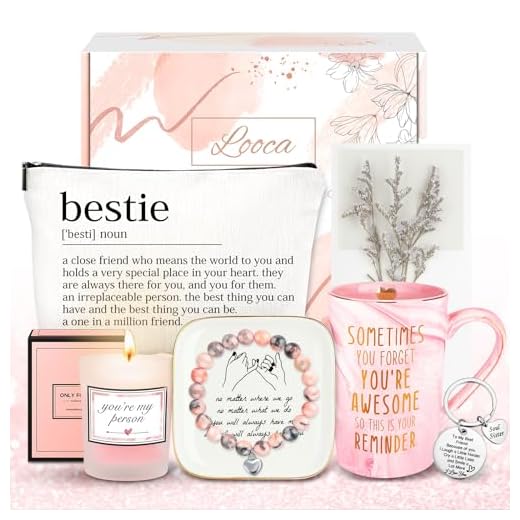 Best Friend Birthday Gifts for Women Friendship Gifts for Women Friends Unique Bestfriend Birthday Gift for Woman Bestfriend gift Ideas for Bestie BFF Soul Sister - Mug, Keychain, Candle, Bracelet