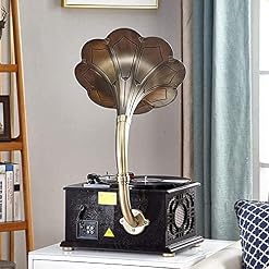 Tourne-Disque, Gramophone, Vintage Rétro Classique Gramophone Tourne-Disque Vinyle Phonographe Forme Stéréo Haut-Parleur… - Les Beatles, Paul McCartney, John Lennon, RIngo Starr, George Harrison Tourne-Disque, Gramophone, Vintage Rétro Classique Gramophone Tourne-Disque Vinyle Phonographe Forme Stéréo Haut-Parleur… – Image 2