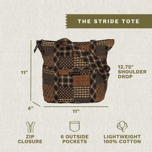 Bella Taylor Stride Tote | Lightweight Quilted Fabric Handbags for Women3