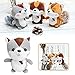 Cartoon Schlüsselanhänger, Plüschtiere, süßes Eichhörnchen Spielzeug, Cartoon Plüsch Eichhörnchen Anhänger, Tier Schlüsselanhänger Anhänger Geldbörse Zubehör, tolles Geschenk für Kinder oder Freunde