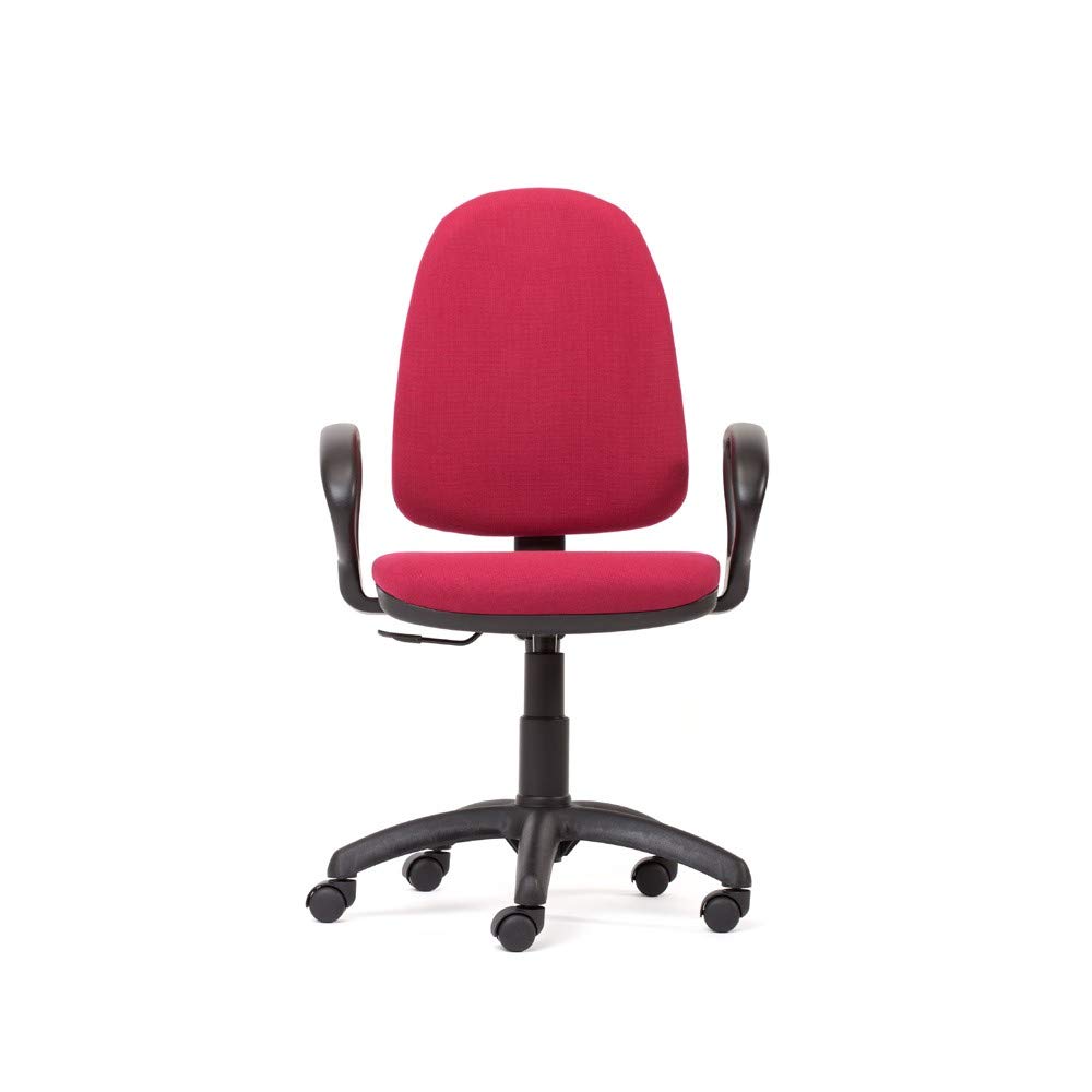 Rocada RD-930/4+956 - Silla Oficina con Brazos, Color Negro