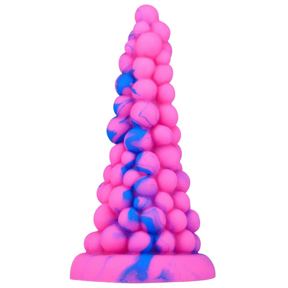 Gode anal géant en silicone rose pour une dilatation progressive - 6