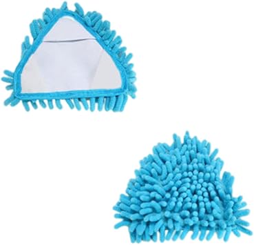 Gcroet Triangle Mop Head Absorbent Microfiber Chenille Mop Brush Head Replacement Cleaning Tool 2PCS Mop Head,Mop Replacement Head,Mop Refill Head,Triangle Mop Brush Head,Chenille Mop Head