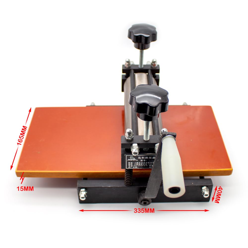 Printmaking Rubbing Machine Letterpress Gravure Rubbing Copper Print Tool Set 706A-1 Small Woodcut Printmaking Rubbing Machine