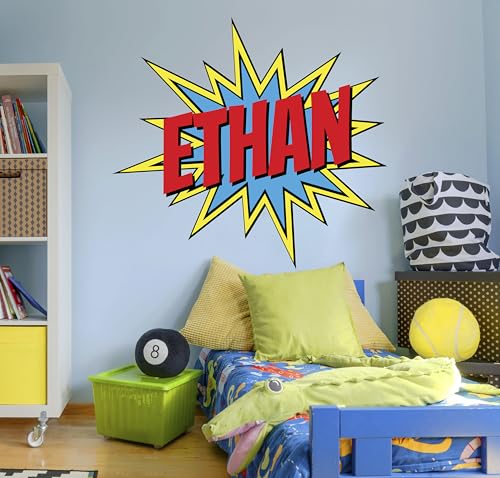 Vinilo Decorativo Superhéroes Personalizado 40x38 cm miniatura 2