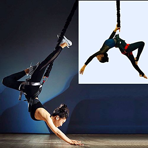 DASKING Heavy Bungee Cord Resistance Belt for Home Gym Yoga Bungee Rope Gravity Bungee Training Tool Ideal for Home Gym Studio (Weight Class -3)