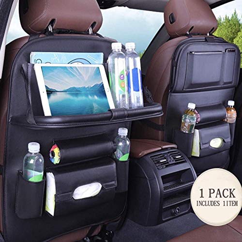 Jiadi Si Car Seat Organizer, Backseat Car Organizer, Protector Kick Mats for Kids