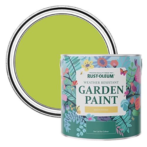 Rust-Oleum Green Mould-Resistant Garden Paint In Matt Finish - Key Lime 2.5L