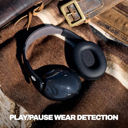 Image of Skullcandy Hesh 540 ANC Wireless Over-Ear Bluetooth Headphones with THX Spatial Audio, Active Noise Cancelling, Personalized Sound, Up to 65 Hours Battery, Microphone for iPhone Android - Black