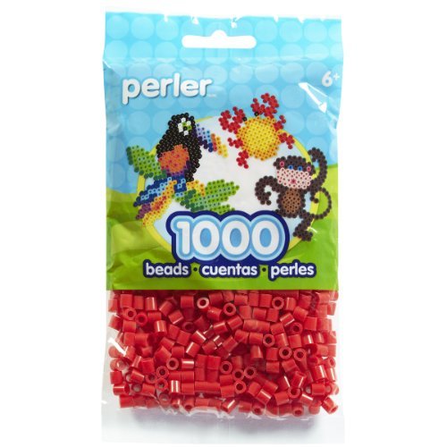 Perler Beads (Red, 1000 Piece)