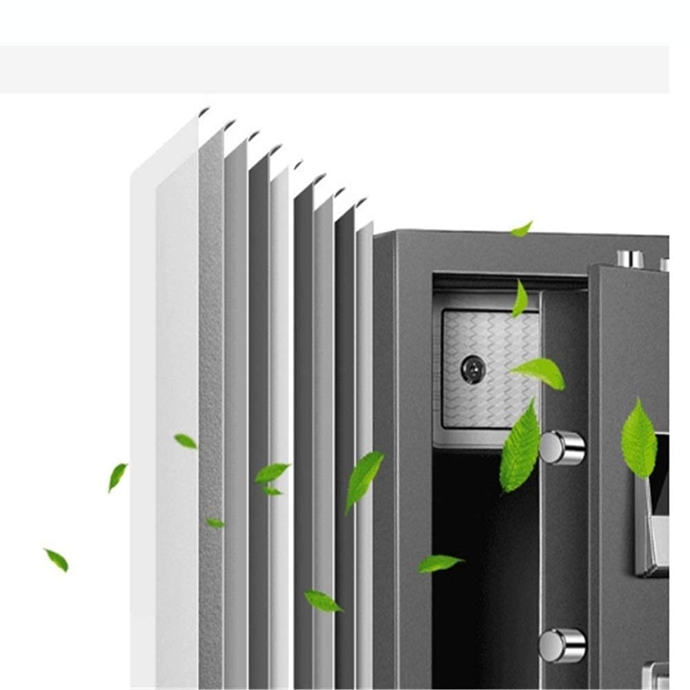 Cajas de Seguridad con Teclado para Dinero, Caja Fuerte de Acero Digital con Cerradura, Llaves de Emergencia para Caja Fuerte de Negocios para el hogar y la Oficina