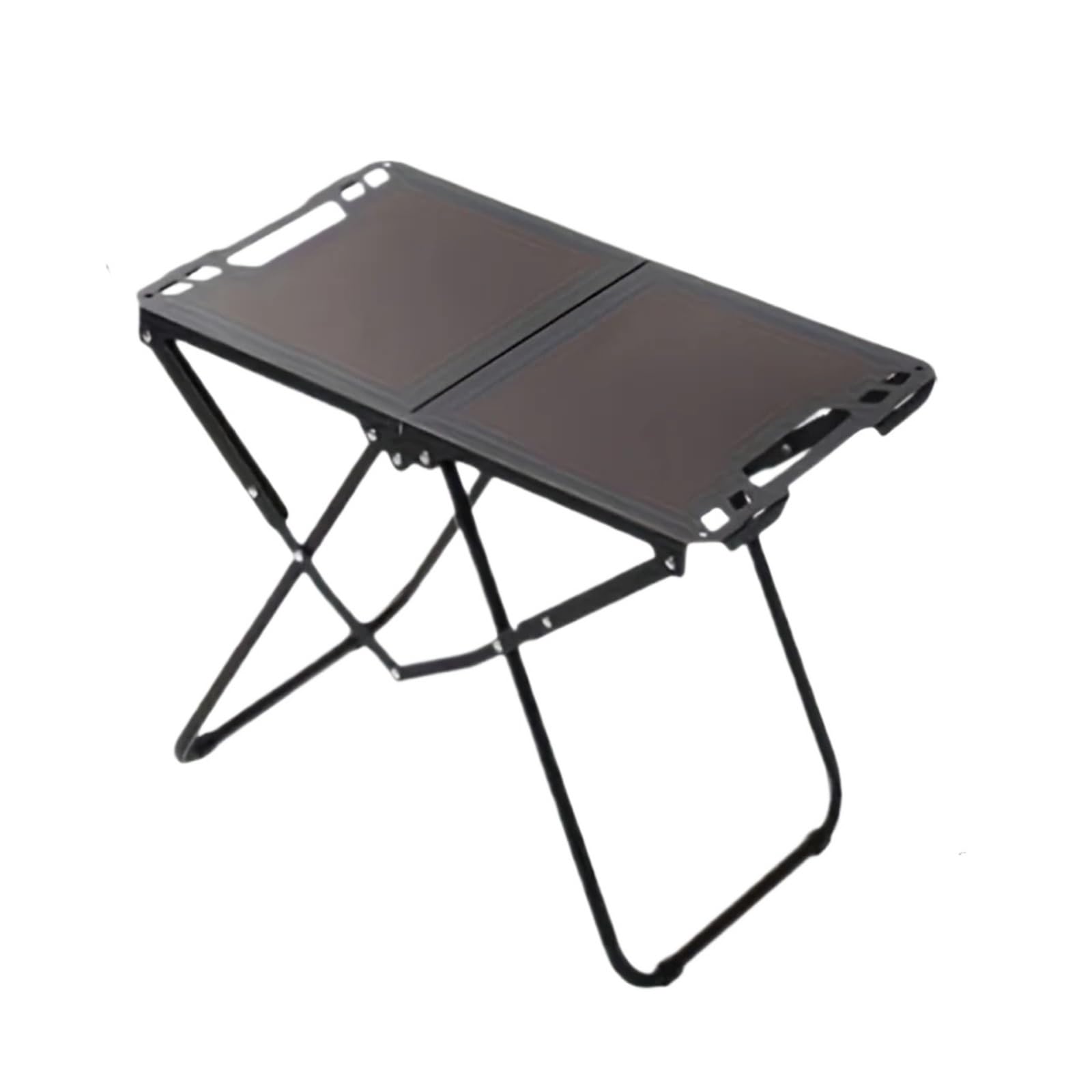 Table de camping pliante légère avec base trépied stable et poignée