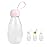 emoi BPA Free Water Bottle, 12oz/360ml Cute Water Bottle with Carrying Strap, Ideal for Kids Boys Girls Students Women Healthy Hydration-Pink
