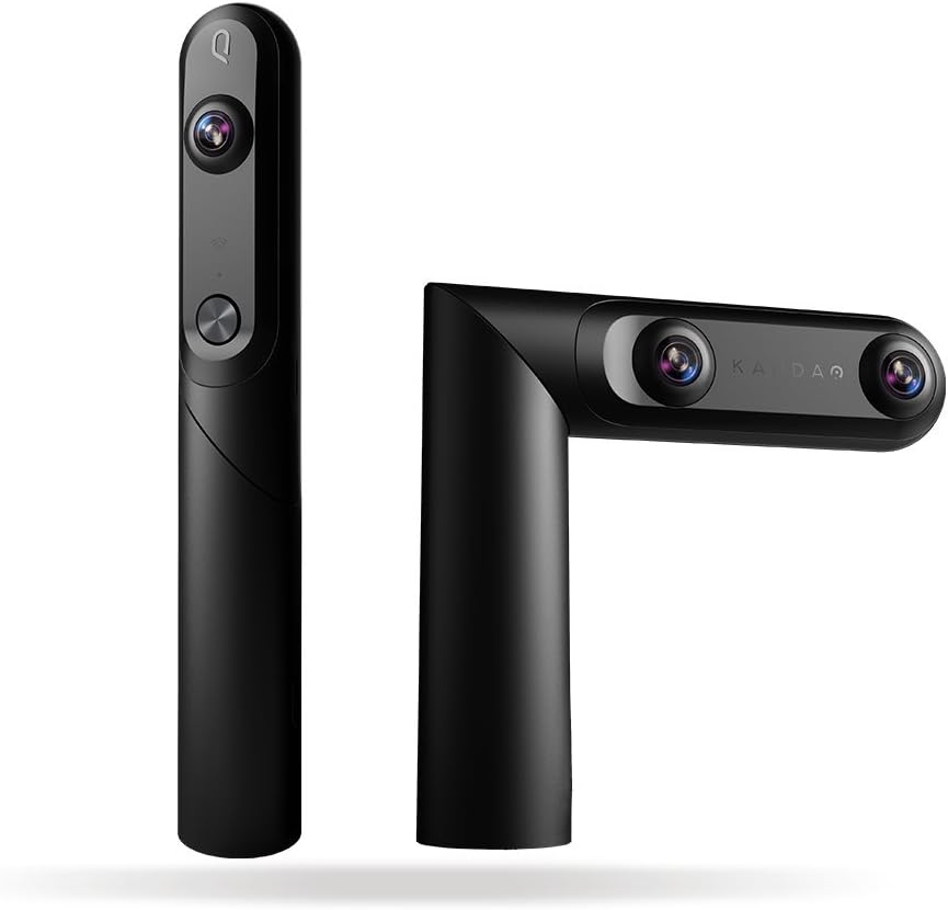 KanDao QooCam The World’s First Foldable Smart Camera,360 Degree Panorama and 180 Degree Stereo VR 3D Camera,4K HD Video Camera for Travel