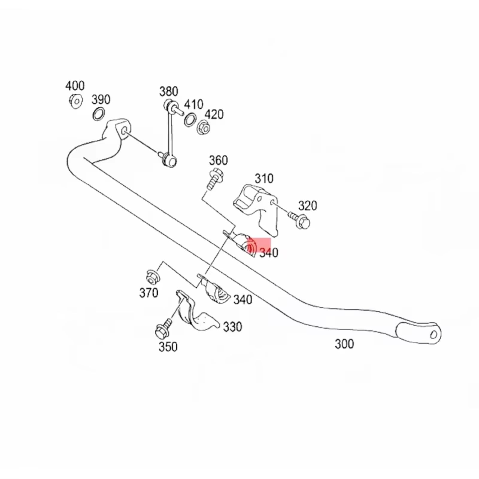 Compatible Con Benz Para W164 Para GL320 Para GL350 Casquillos De Barra Estabilizadora De Suspensión Delantera A1643231185