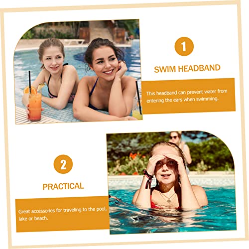 4pcs Ear Band Headband for Swimming Shower and Diving Adjustable Ear Protector for Unisex and Colors for Athletes and Water Sports Enthusiasts3