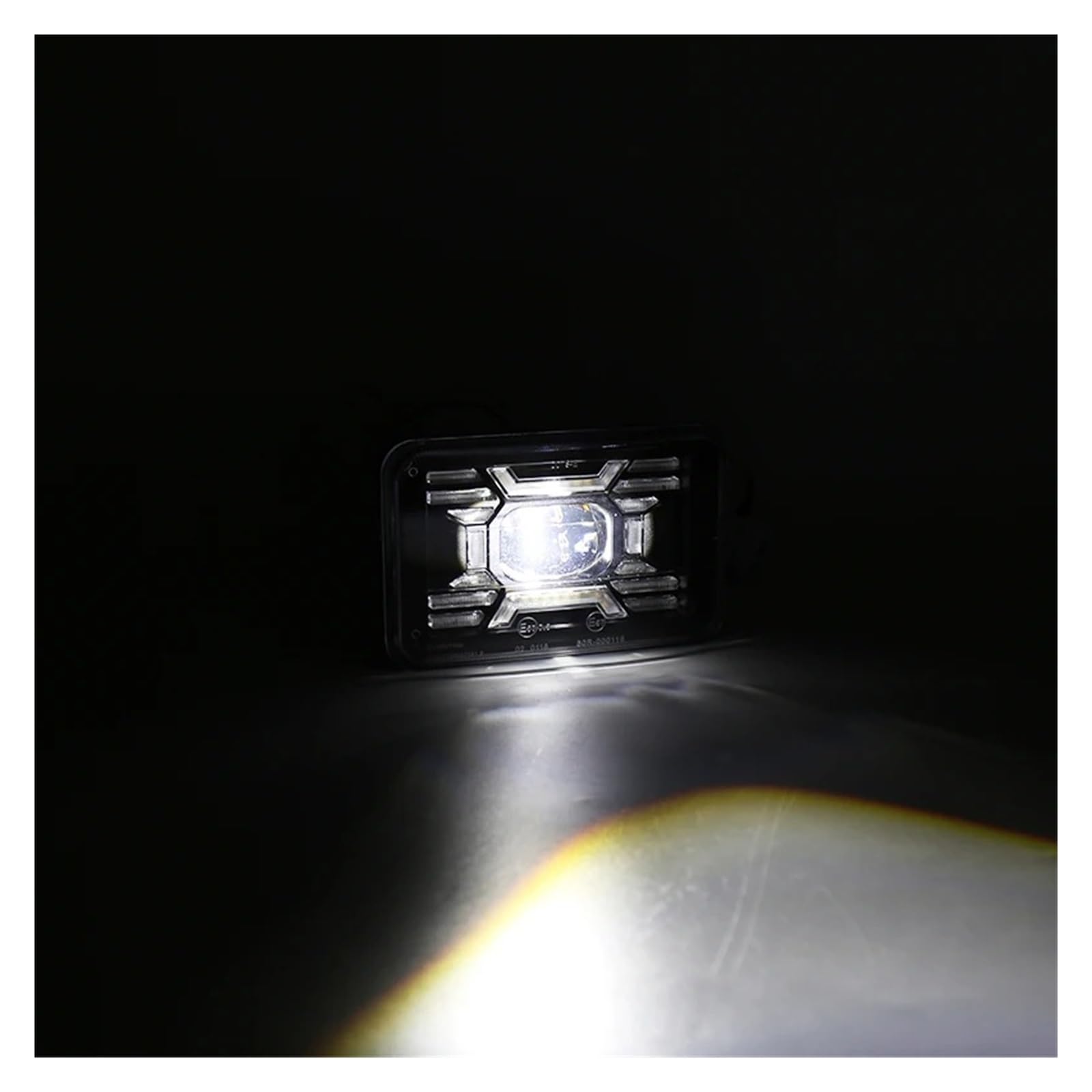 Pour Suzuki DRZ 1 Pièces DOT Noir Moto DRL Lampe 4X6 Phare LED Phare Universel Moto