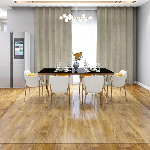 Tapete transparente para despacho en casa ideal para proteger el piso vinilo bajo la silla