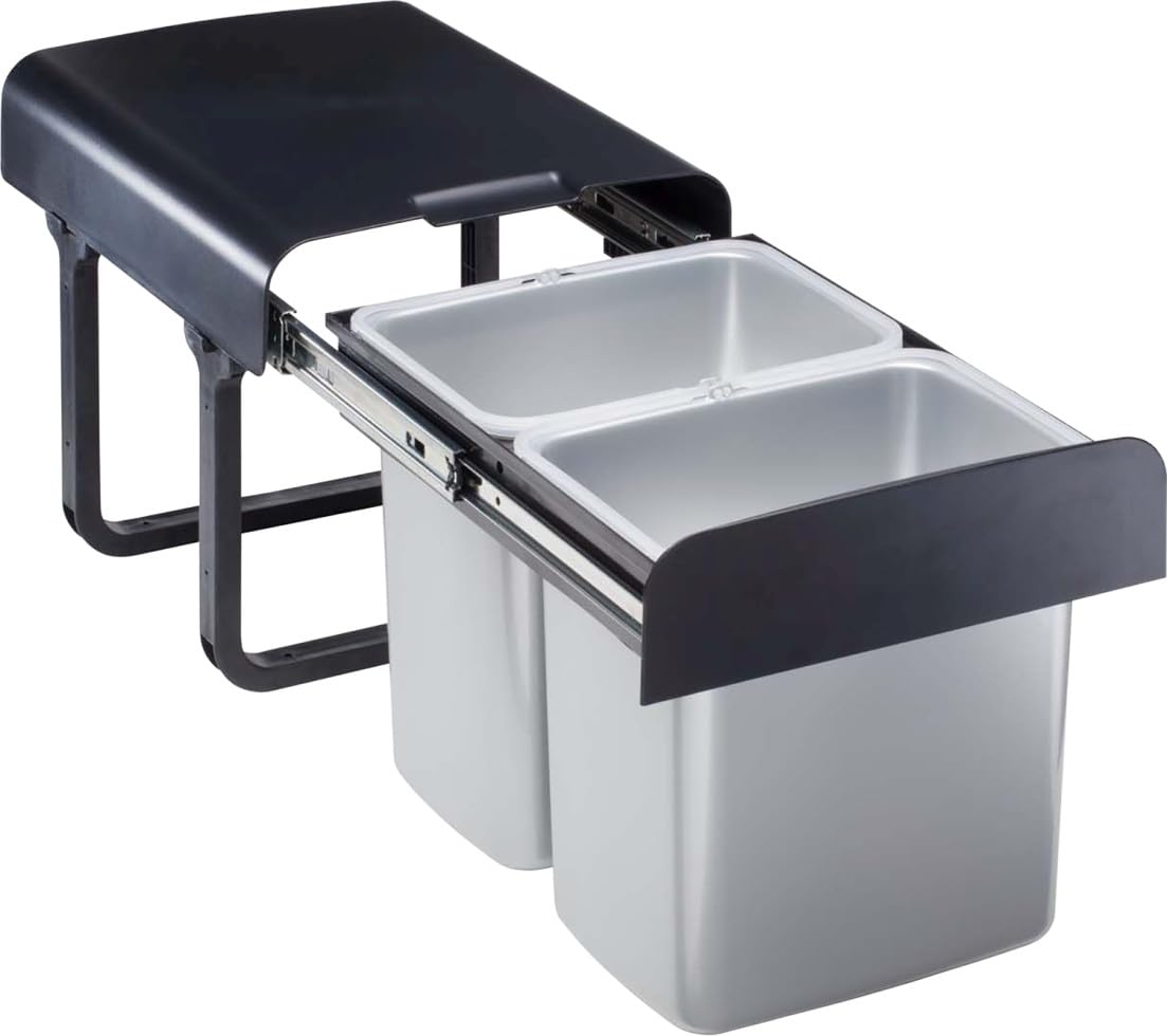 TrendLine Einbau-Mülltrennungssystem – 2 × 16 Liter