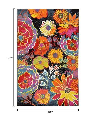 Tapete decorativo Unique Loom 5'1" x 8' rectangular miniatura 2