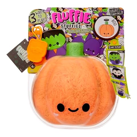 Fluffie Stuffiez Halloween Pumpkin Plush Toy Cover
