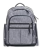 Baby Boom BB Gear by Places & Spaces Diaper Backpack, Grey