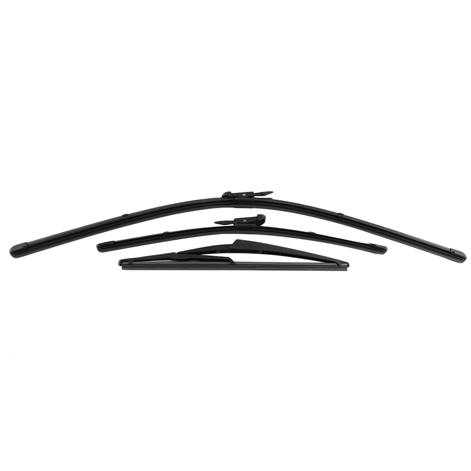 Tbest Set di Spazzole Tergicristallo Anteriori e Posteriori per D 2006-2014 - Montaggio OEM, Pulizia Silenziosa e Senza Aloni