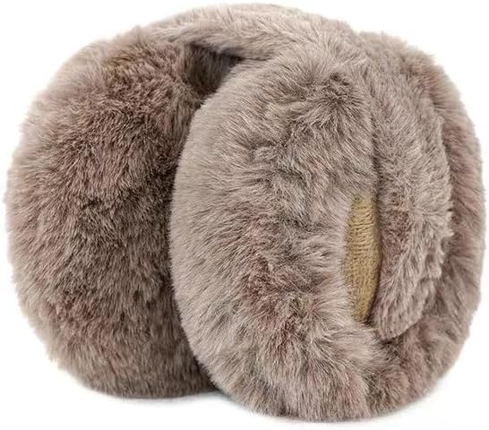 Foldable Plush Ear Muffs Winter Ear Warmers Soft Ear Covers Cold Weather