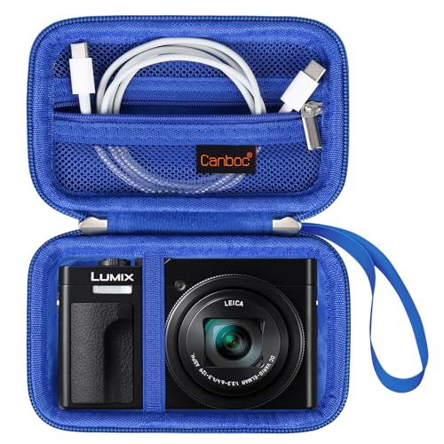Funda rígida para cámara Panasonic LUMIX ZS99 azul miniatura 1