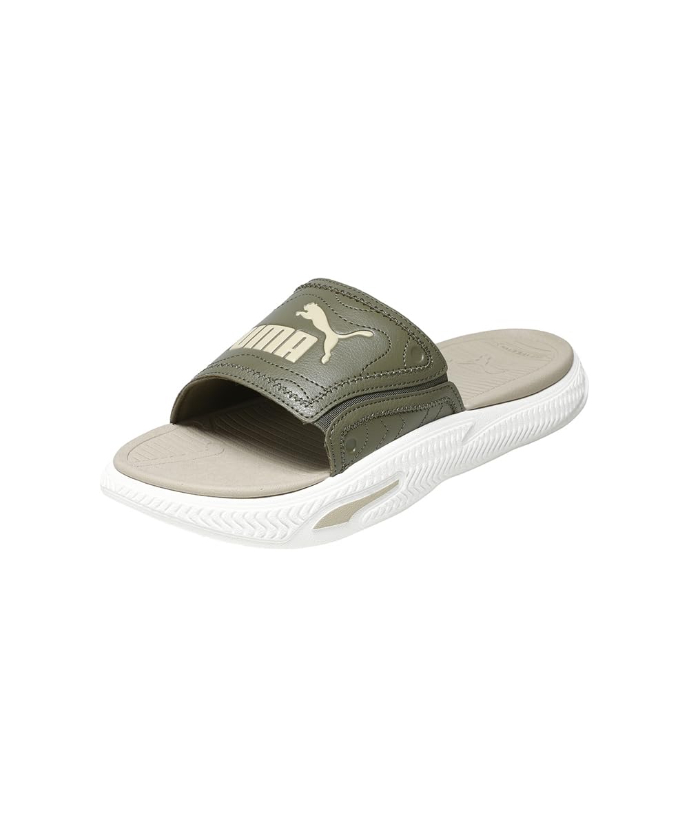 Men's SoftridePro Slide 24 Res Warm White-Olive-Toasted Almond 9 Kids UK (40112003)