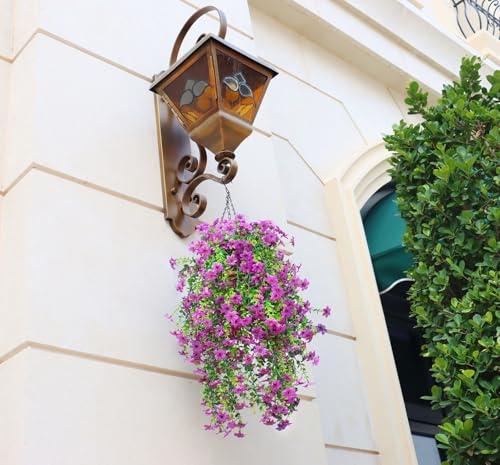 Artificial Hanging Flowers with Code 6EYLI9SL - UV Resistant Outdoor Decor - Image 2