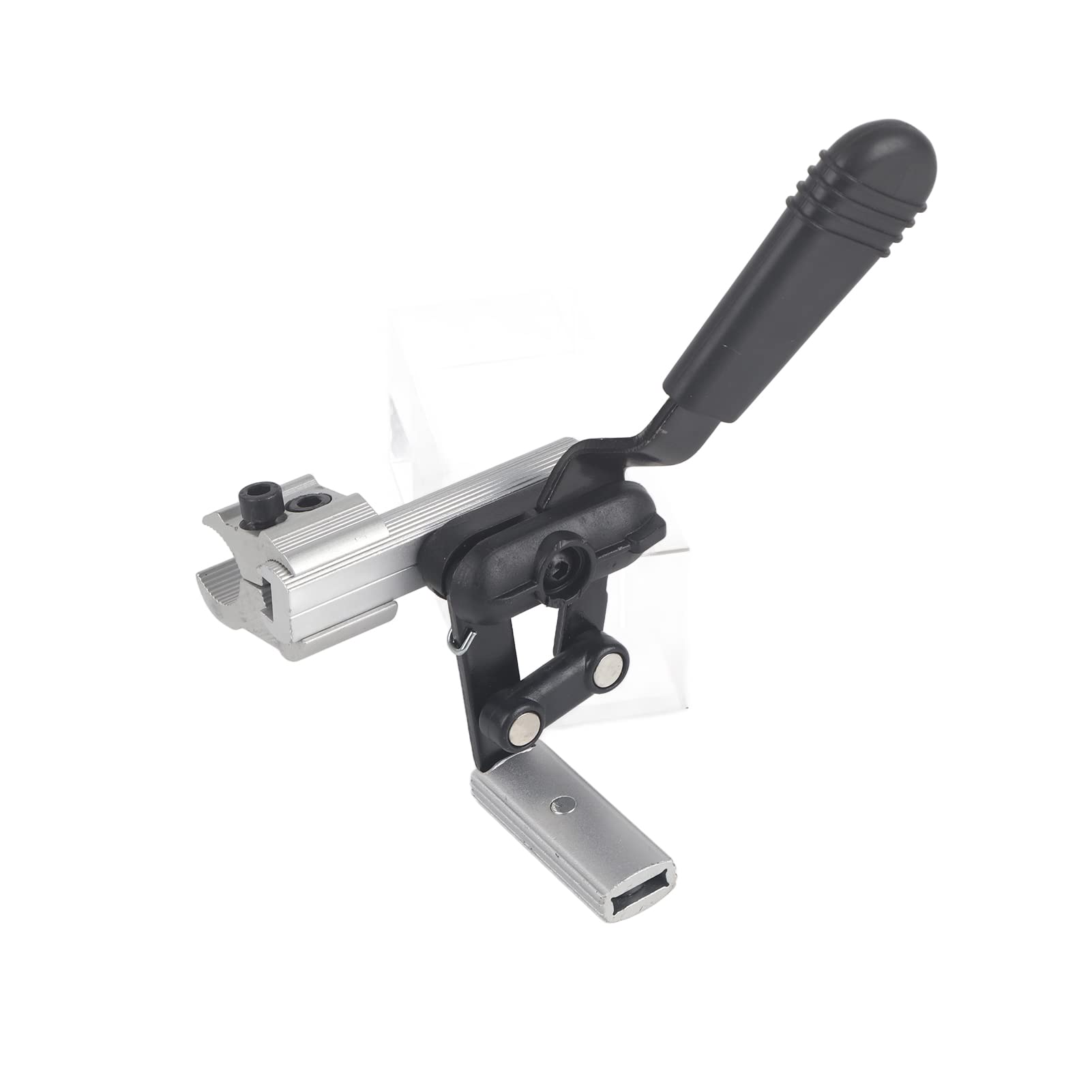Tyenaza Frenos para Sillas de Ruedas, Frenos para Sillas de Ruedas Auxiliar, Conjunto de Freno de Mano para Silla de Ruedas Sensible al Bloqueo de Rueda de Montaje Lateral de Aluminio(Izquierda)