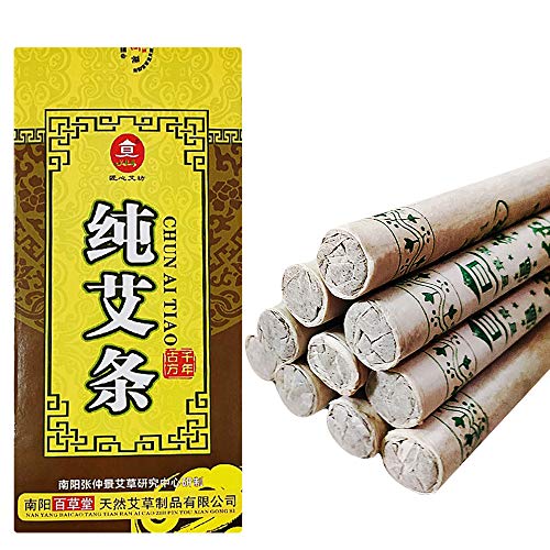Pure Moxa Rolls for Moxibustion (2 Boxes for 20 Rolls) (Pure) Pure Moxa Rolls for Moxibustion (2 Boxes for 20 Rolls) (Pure)