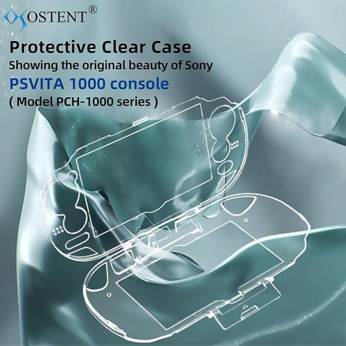 Image of PS Vita 1000 Clear Crystal Hard Protective Shell Case Transparent Cover