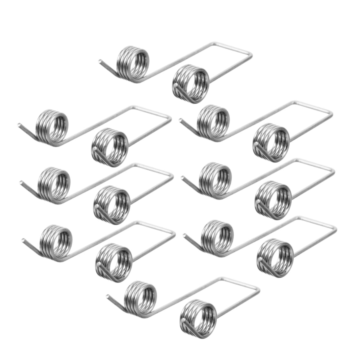 Ressorts Torsion Pour Poubelle - Lot De 8 - Métal Résistant - Réparation Couvercle - Maison