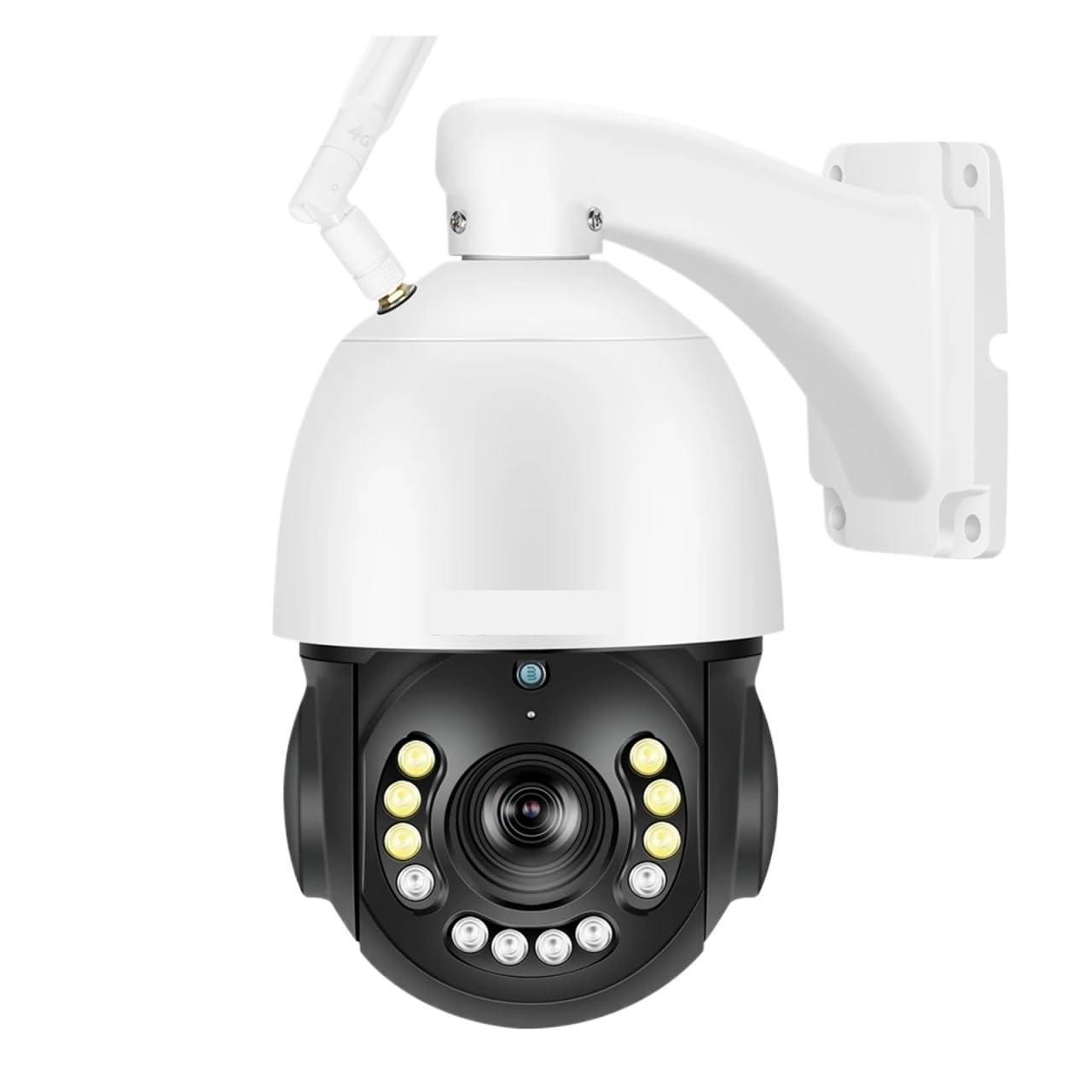 Cámara IP PTZ de 8MP, 4K, WiFi, Zoom óptico 30X, CCTV, for Exteriores, IA, Seguimiento de vehículos Humanos, cámara de vigilancia de Audio(8MP WiFi with PoE)