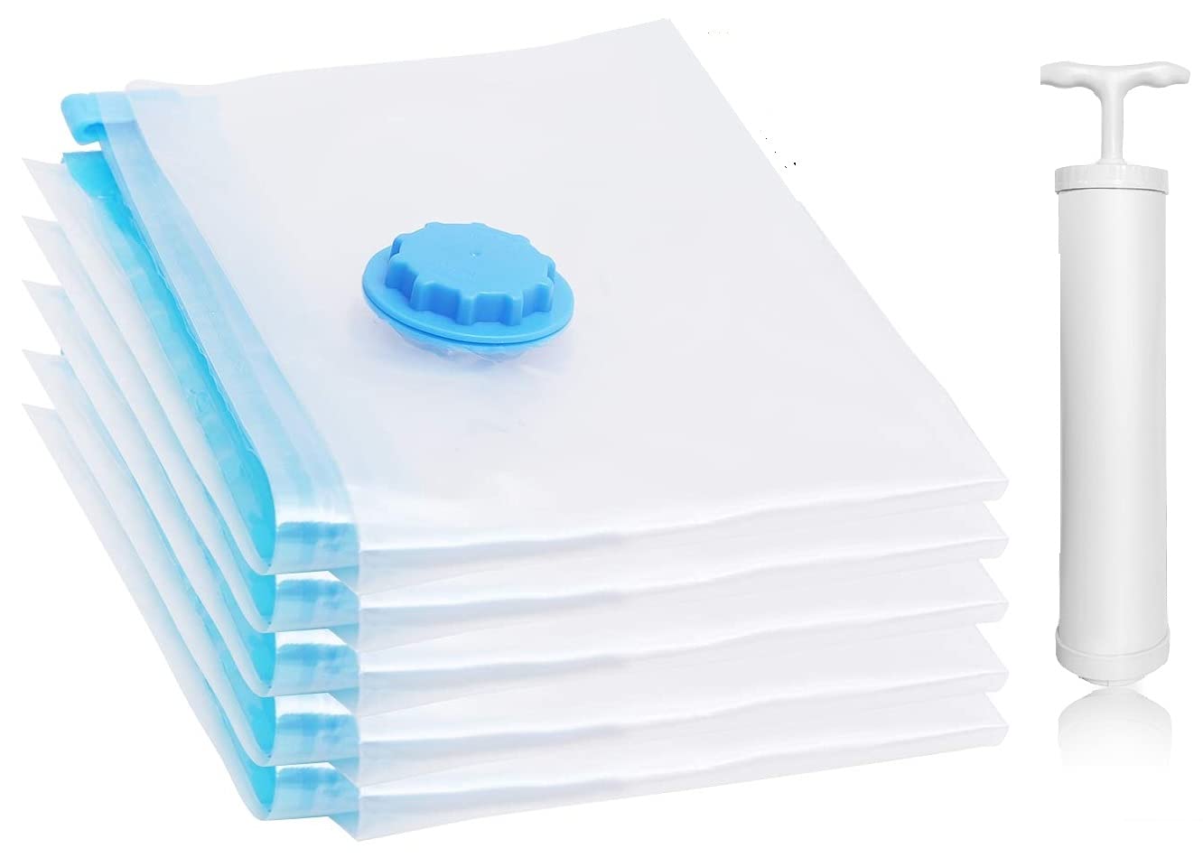 Corslet Vacuum Storage Reusable Ziplock Smart Space Saver Bags (Pack of