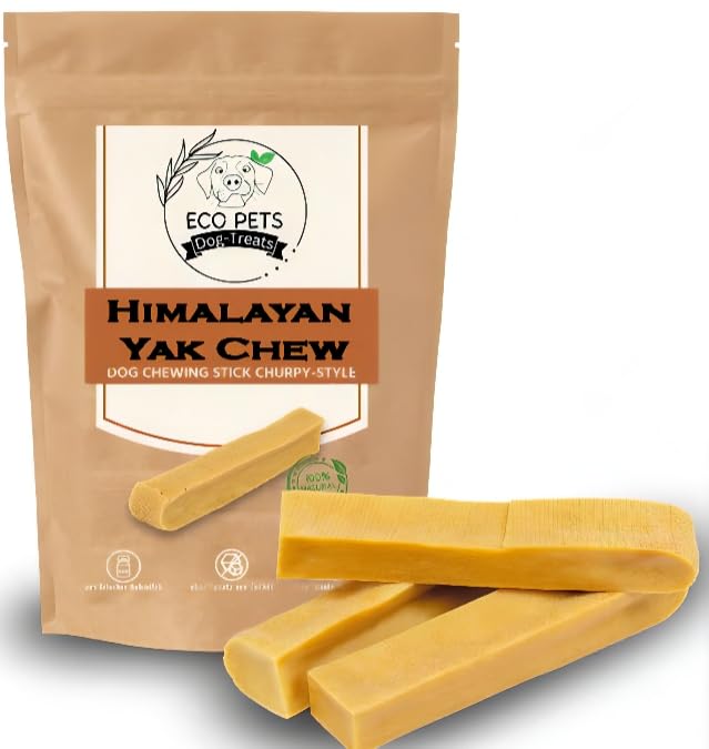 ECO PETS 100% Himalayan Yak Cheese Dog Chews, Dog Bones for Aggressive Chewer, Gluten Free, Lactose & Grain Free, Protein Rich (Small Cheese Sticks - Pack of 3) (B0CV7XWK8X) Amazon Price History, Amazon Price Tracker