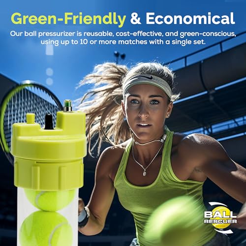 Image of BALL RESCUER: Tennis Ball Pressurizer - Converts Compatible Tennis Ball Container into a 30 psi Ball Pressurizer & Extends Ball Life (Pump & Container not Included in Standard and Standard Plus)