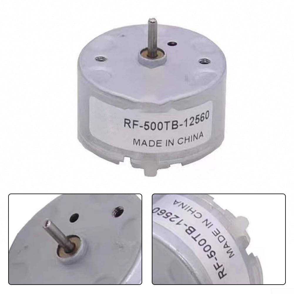Motore DC RF 500TB 12560 per dispositivi di allarme e macchine spray, ampia compatibilità di tensione (3 V 12 V), prestazioni di funzionamento fluido