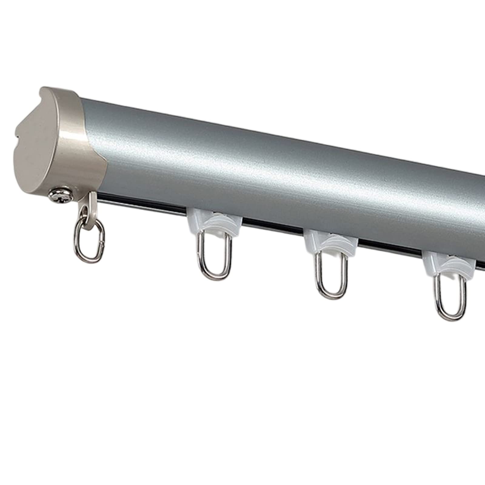 Cichy karnisz ze stopu aluminium do domu biznesowego montaż sufitowy/ścienny 400 cm