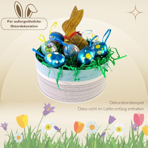 KHI GERMANY EST. 1998 Design Blechdosen 3er Set für Gebäck Aufbewahrung Boho-Style Kecksdose Gebäckdose Kosmetik Hygie (Boho)