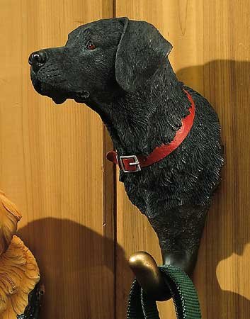 Black Labrador Wall Hook